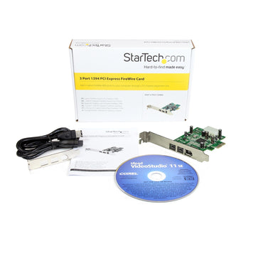 StarTech.com PEX1394B3 carte et adaptateur d'interface Interne Firewire 800 / 400 StarTech.com