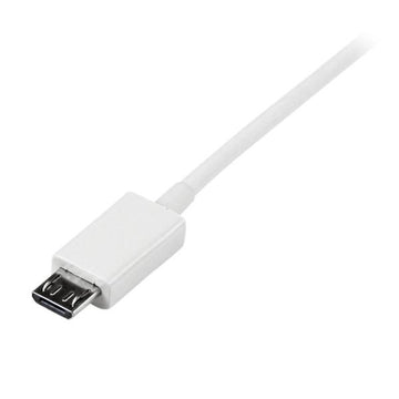 StarTech.com 2m USB 2.0 A/Micro-B m/m câble USB USB A Micro-USB B Blanc