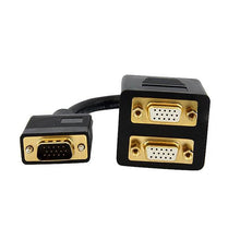 StarTech.com VGASPL1VV câble VGA 0,3 m VGA (D-Sub) 2 x VGA (D-Sub) Noir StarTech.com