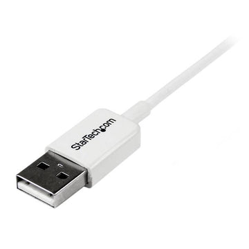 StarTech.com 2m USB 2.0 A/Micro-B m/m câble USB USB A Micro-USB B Blanc