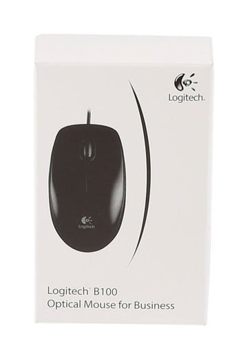 Logitech B100 souris Bureau Ambidextre USB Type-A Optique 800 DPI